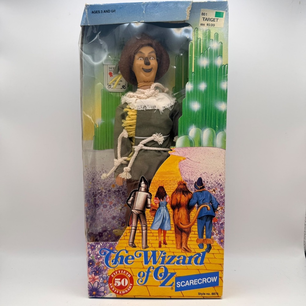 Scarecrow 1988 Wizard of Oz Vintage Doll 50th Anniversary Mint 12" Figure New